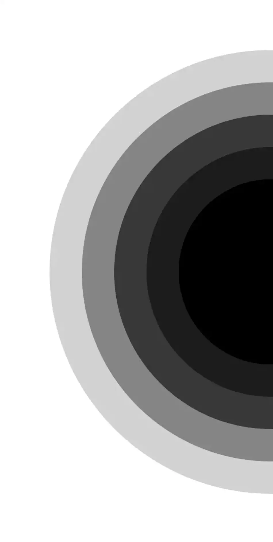 Minimalist circle motion graphic