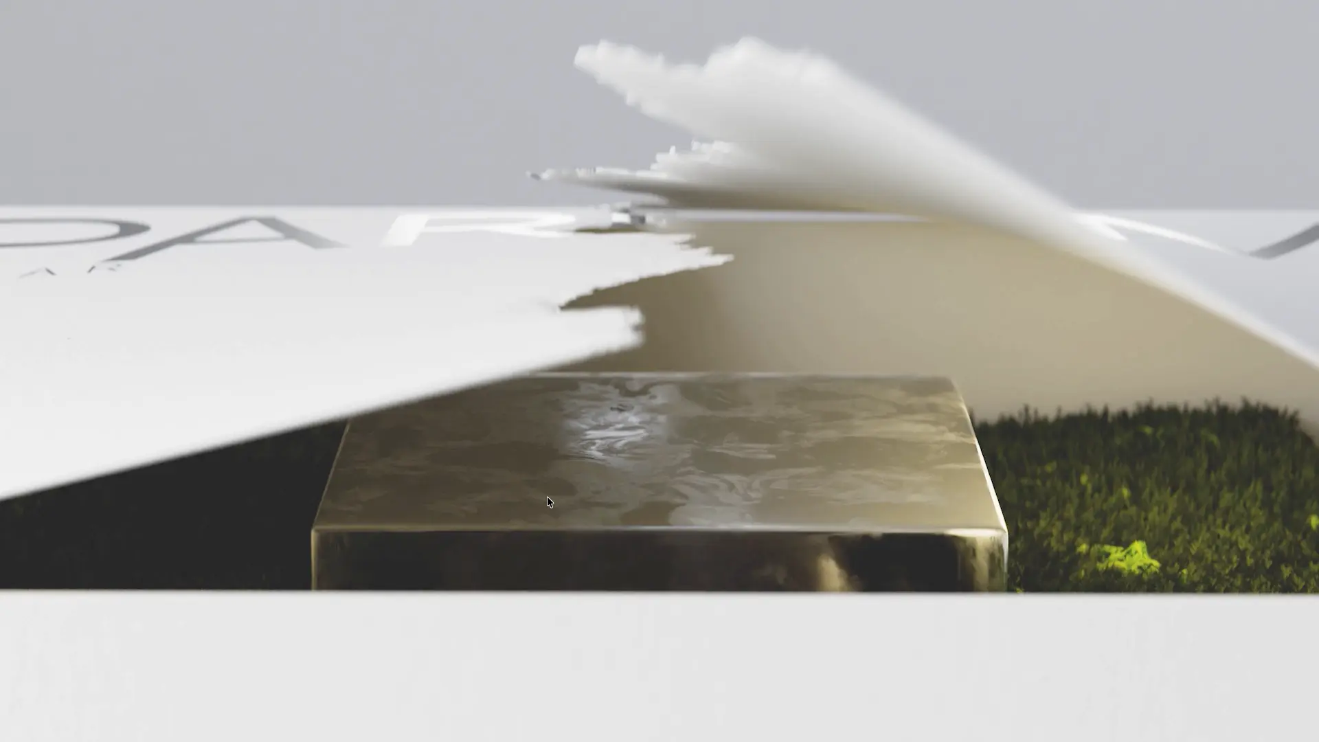 Paper tearing effect close-up